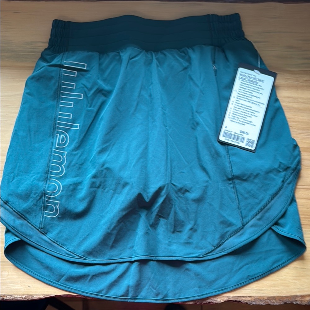 Lululemon Athletica Blue Mini High-Low Skirt Athletic